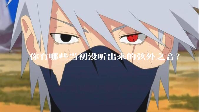 你有哪些当初没听出来的弦外之音？