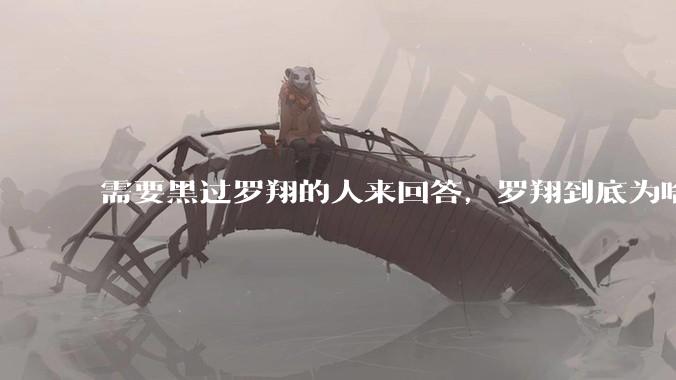 需要黑过罗翔的人来回答，罗翔到底为啥被黑？