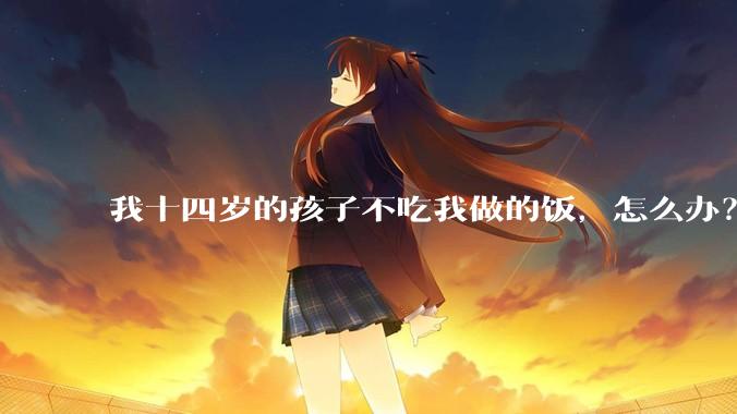 我十四岁的孩子不吃我做的饭，怎么办？